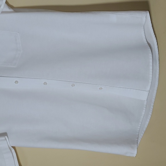 Big Boys Size 20 White Uniform Short Sleeve Button Up, Flynn O'Hara - Picture 4 of 8